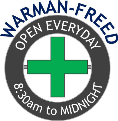 Warman-Freed Pharmacy Logo